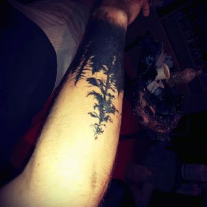 My newest addition #foresttattoo #forest