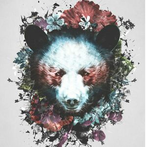 Really want a beartattoo like this on my upper leg 😍 This photo is from pinterest. #megandreamtattoo #beartattoo