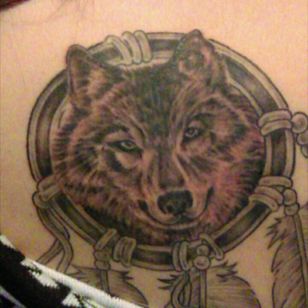 #lonewolf #dreamcatcher #koolfooltattoo #wolf