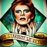 This is absolutely stunning. I would love to have a Bowie tribute on my upper thigh.. wow! #MeganDreamTattoo