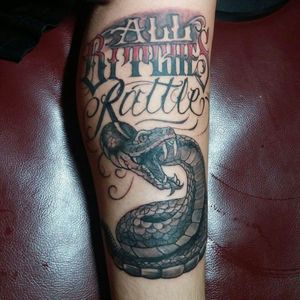 All B_____ rattle tattoo custom