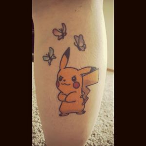Tattoo for my daughter. It's her favorite pokemon