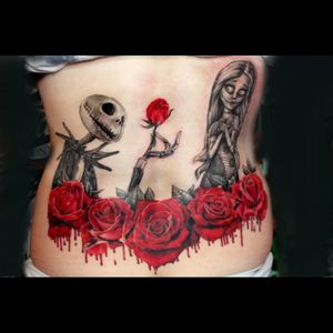 #man #girl #rose #love #favourite #tattoo