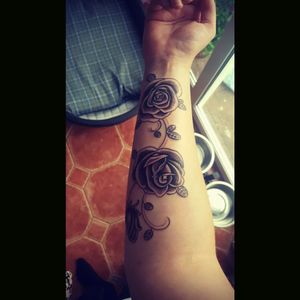 3 roses my first ink