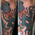 #squid #color #traditional #arm #octopus #tentacles #animal