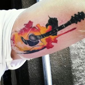 #guitar #watercolor #color #tattoo