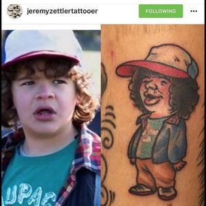 Tattoo of the year goes to this guy!#StrangerThings #character #netflix