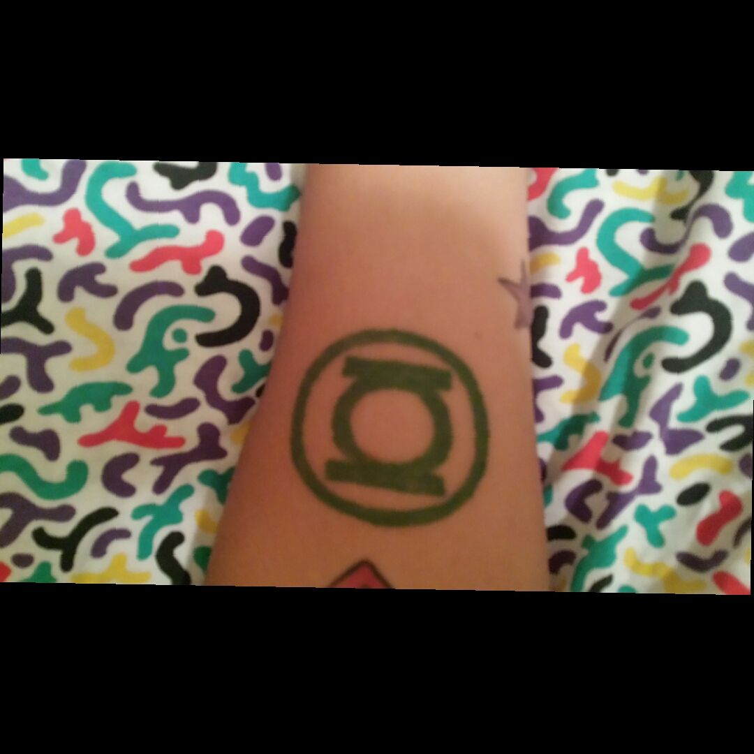 Green Lantern Logo Green Lantern Tattoo, Green Lantern - Green Lantern Logo  Tattoo, HD Png Download - 2540x4000 PNG - DLF.PT