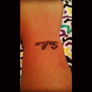 Tattoo uploaded by Jozay Mathers • My little sisters name💜 • Tattoodo