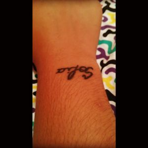Tattoo uploaded by Jozay Mathers • My little sisters name💜 • Tattoodo Tattoo uploaded by Jozay Mathers • My little sisters name💜 • Tattoodo