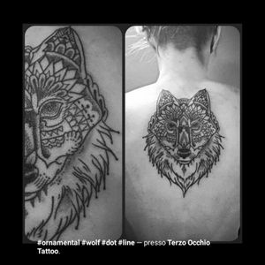 #wolf  #tattoo #mandala #first #manuterzoocchiotatoo
