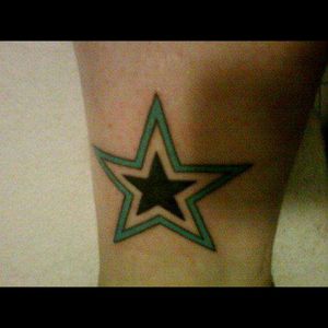 This star is for my grandmother who past away a few years ago.Done at @dragontattooeindhoven