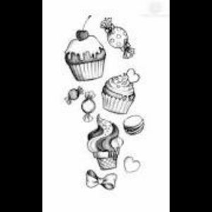 #megandreamtattoo for my next tattoo all I want is candy, girly stuff, cupcakes and a my little pony (90's).