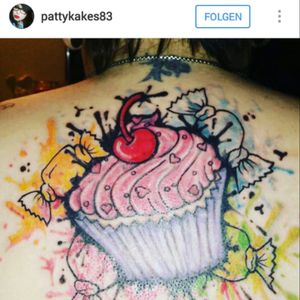 found on #instagram I'm not able to #cook but I #love to #back usualy I do #cupcakes so what would be better than a #cupcaketattoo #magandreamtattoo just as #inspiration