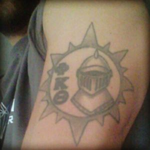 Fraternity tattoo, Phi Kappa Theta, done by Steve Forster at Mark of Excellence