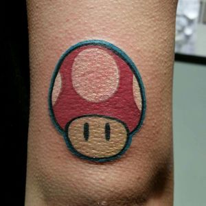 Super Mario mushroom! #tattoo #love #life #passion #extreme #dotwork #dotworkers #geometric #geometrictattoo #sacredgeometry #tattooartist #symbol #mandala #tattoos #mandalas #buddha #spiritual #meditation #blackwork #blackworker #supermario #mushroom