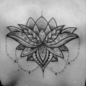 Lotus flower! #tattoo #love #life #passion #extreme #dotwork #dotworkers #geometric #geometrictattoo #sacredgeometry #tattooartist #symbol #mandala #tattoos #mandalas #buddha #spiritual #meditation #blackwork #blackworker #lotus