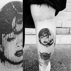 Rihanna, full dot no lines. #tattoo #love #life #passion #extreme #dotwork #dotworkers #geometric #geometrictattoo #sacredgeometry #tattooartist #symbol #mandala #tattoos #mandalas #buddha #spiritual #meditation #blackwork #blackworker #portrait