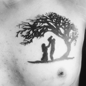 Tatuaje de arbol