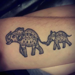 Two elephants for my mum.