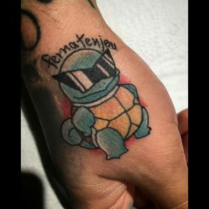 Tattoo by brazilian artist Ferna Tenjou!#pokemon #pokemongo #nerd #games #squirtle