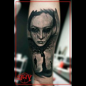 #blackandgrey #blackwork #portrait #inked #art #ink #horror  #dreamtattooo #tattoo
