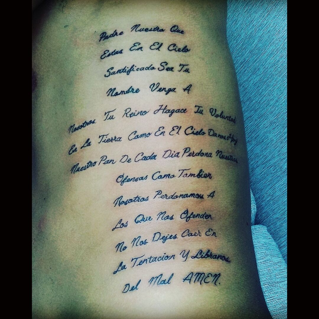 Tattoo uploaded by Cristian Tomalino • Padre nuestro... Una sesión •  Tattoodo