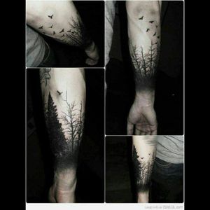 #megandreamtattoo beautiful scenery with texture