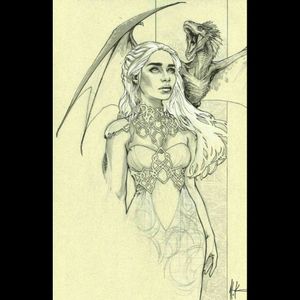 Love game of thrones? I want a BADASS tattoo of Daenerys Targaryen, who better to do it than the badass Megan Massacre? You would get control of all of this! I just want it to be awesome!  #megandreamtattoo #meganmassacre