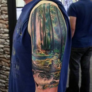 Landscape tattoo