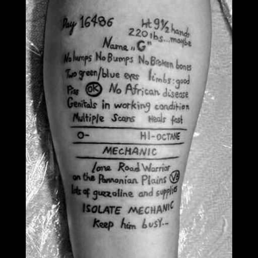 Flash tattoo