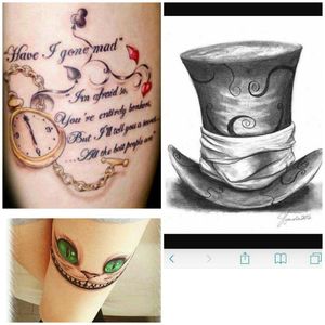 All of this together in one, so it looks good would be my dreem tattoo 😍😍 a crasy "alice in Wonder land" tattoo 😍😍 #megandreamtattoo