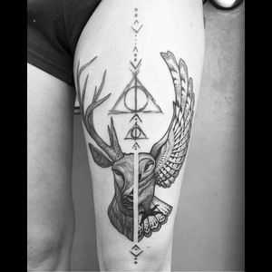 Definitely in need of this one! The ultimate Harry Potter tattoo ♡♡