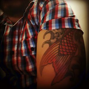 Koi sleeve... would love to have #megandreamtattoo to have part of it..