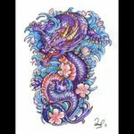 #megandreamtattoo this would be a good match to the koi tattoo on my left arm I love the bright colours maybe a bit of modification with the colour as it will be a cover up