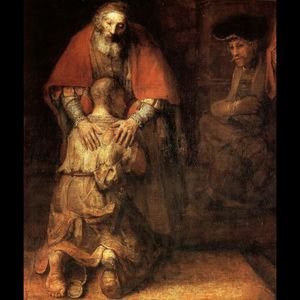#megandreamtattoo The Return of the Prodigal Son  a painting from Rembrandt.This is a stage which all of us go through in order to find ourselves and learn from the mistakes we do along the way. In the end most of us come back to our senses