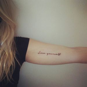 #loveyourself #tattoo #selflove #SelfLoveClub