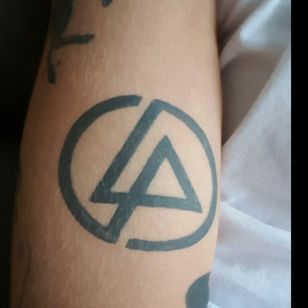 Linkin Park logo tattoo