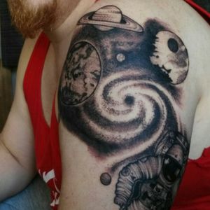 Space tattoo by koko-loko