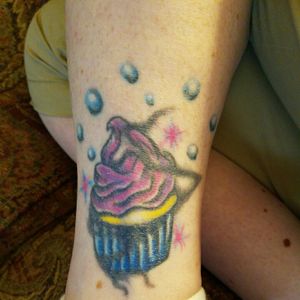 Cupcake coverup. ( left ankle)