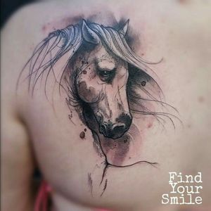 Gorgeous #horse tattoo