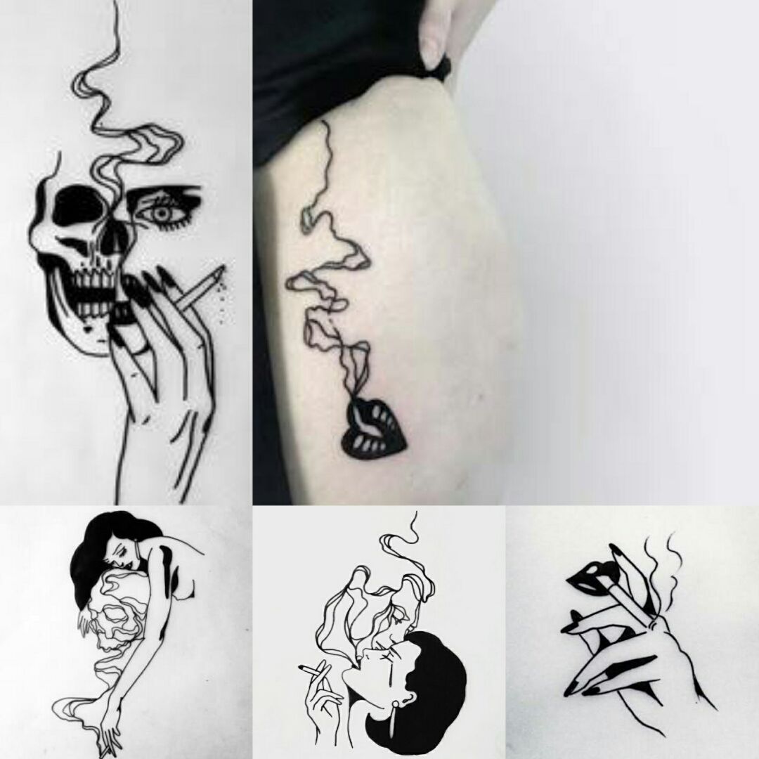 50 Tattoos by Johnny Gloom from Paris  TheTatt  Artsy tattoos Unique  tattoos Purple tattoos