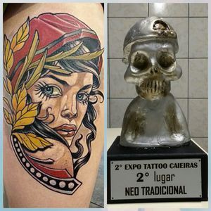 2° place , caieiras tattoo convention