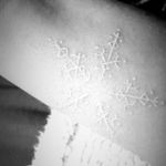 #White #snowflake #Sixth #tattoo