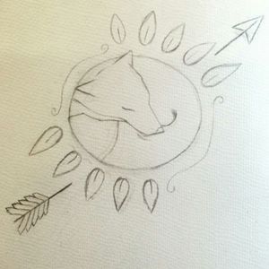 My friend drew this for me to cheer me up during a very difficult time. #megandremtattoo