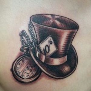 Some brightly coloured, elaborate version of the mad hatter's hat is something I really want to get done by the amazing Megan Massace #megandreamtattoo