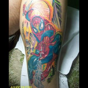 Tattoo spiderman done in 2008...Follow>> Tattoos by @Adlertattoo #Adlertattoostudio #sptattoo #tattoo #tatuagem #tatuaggio #inkedbabezz #tatau #spidermantattoo #spiderman #art #homemaranha #bodyart #ink #inkedguys #inked #guyswithtattoos #marvel #colortattoo #fineline #tatts #studio  #blackandgreytattoo #elektra #electricink #inkmaster #inkedmagazine #tattooist #tatooartist #braziliantattooist #picoftheday #Adlertattoo