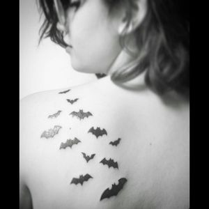 My first tattoo! ♦❤♦ #Batman #bats #batsy #batmantattoo #batmanlogo