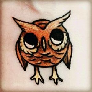 My gorgeous little owl tattoo by Melora at The Raw Canvas in Grand Junction.