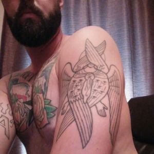 This is a tattoo of a Seraphim